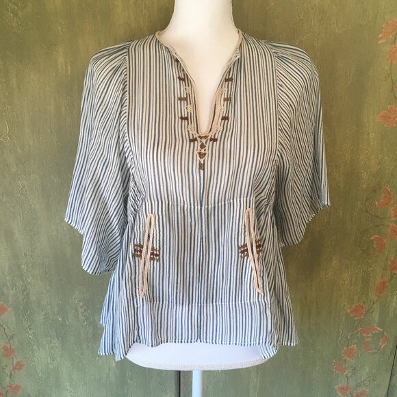Isabel Marant Etoile Stripe Top Size S - Picture 1 of 9